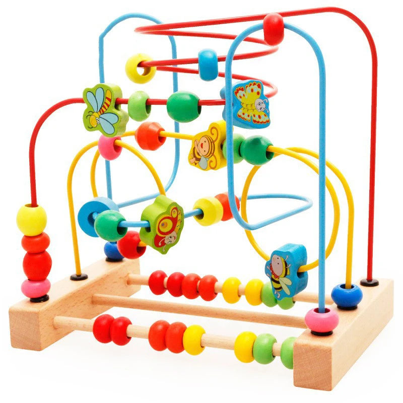 Montessori Bead Maze™ | Juguete Sensorial de Madera