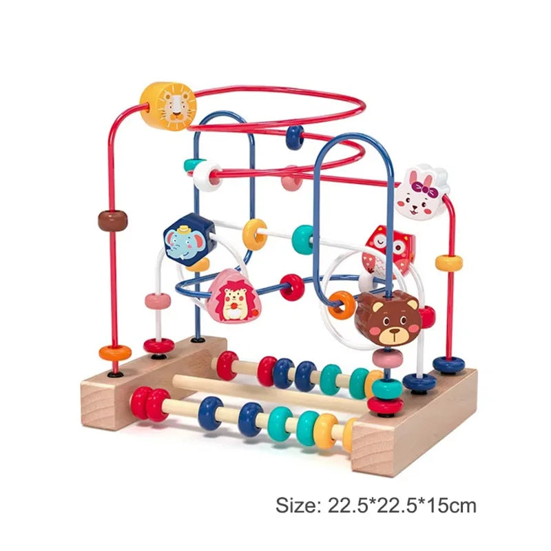Montessori Bead Maze™ | Juguete Sensorial de Madera