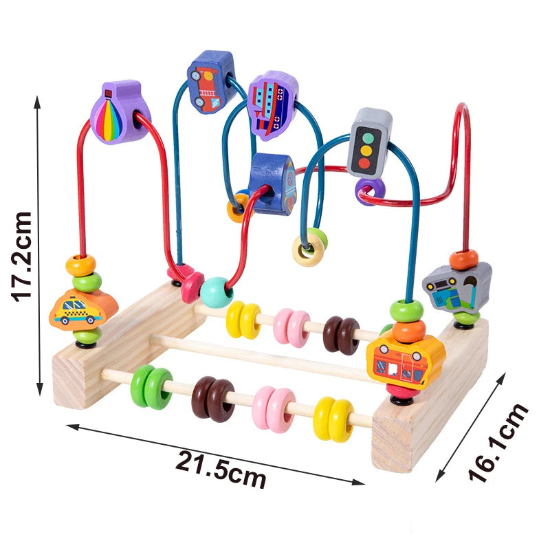 Montessori Bead Maze™ | Juguete Sensorial de Madera