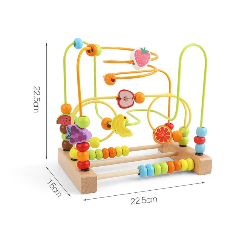 Montessori Bead Maze™ | Juguete Sensorial de Madera