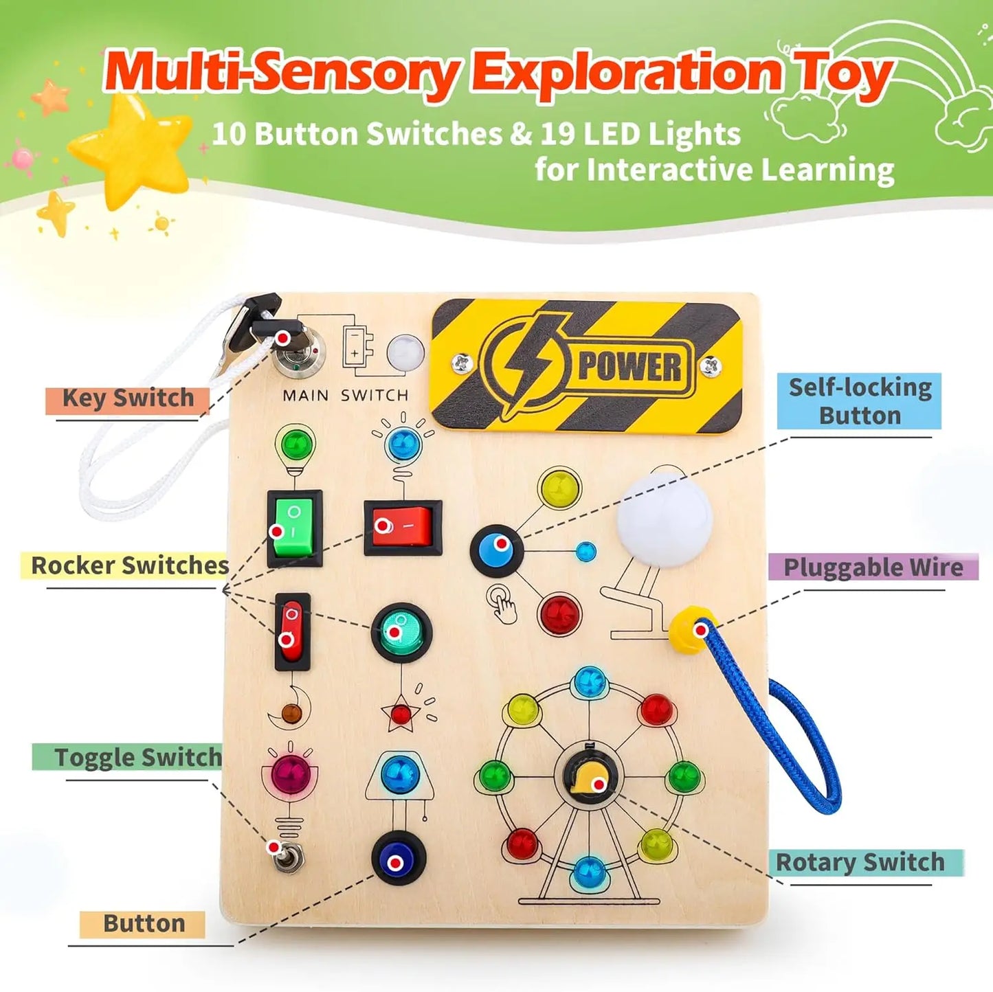 Montessori Sensory Switch Board™