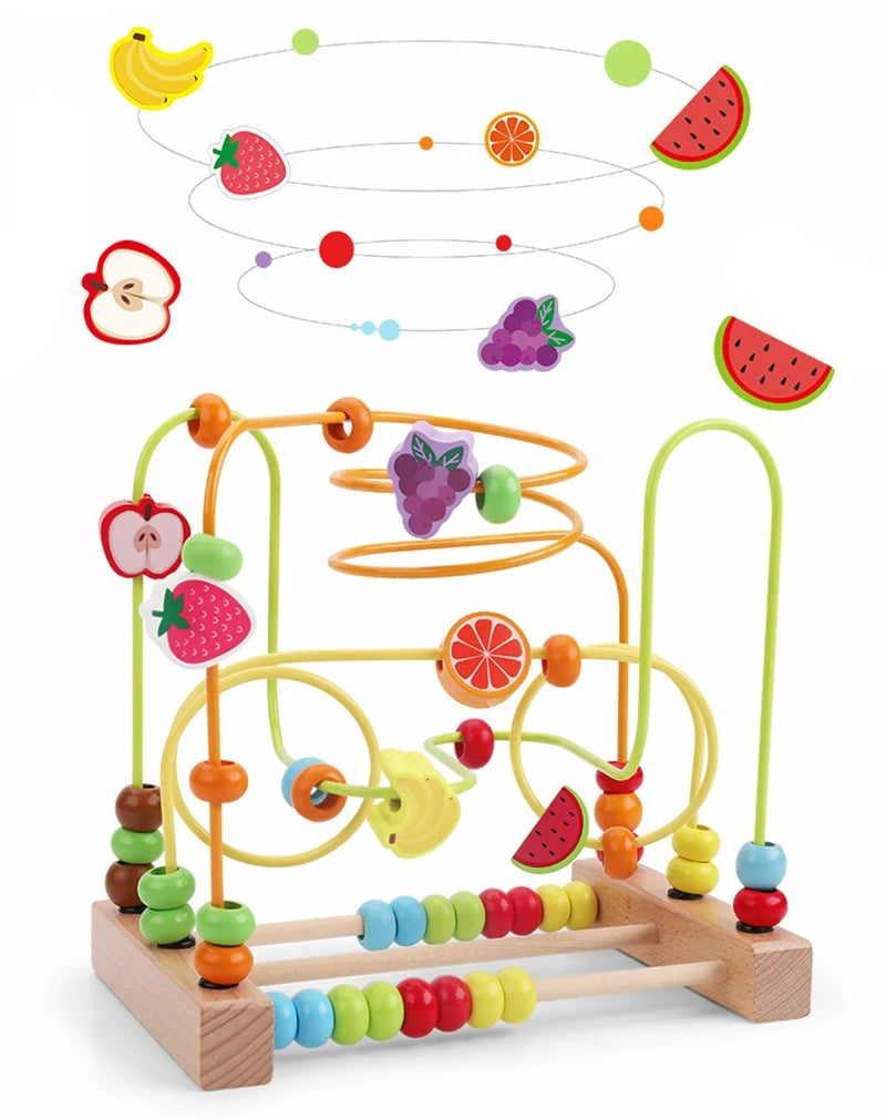 Montessori Bead Maze™ | Juguete Sensorial de Madera