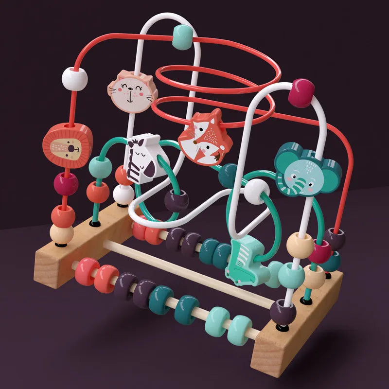 Montessori Bead Maze™ | Juguete Sensorial de Madera