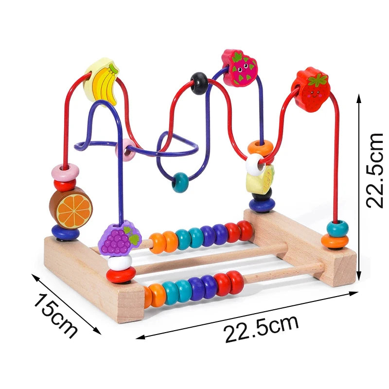 Montessori Bead Maze™ | Juguete Sensorial de Madera