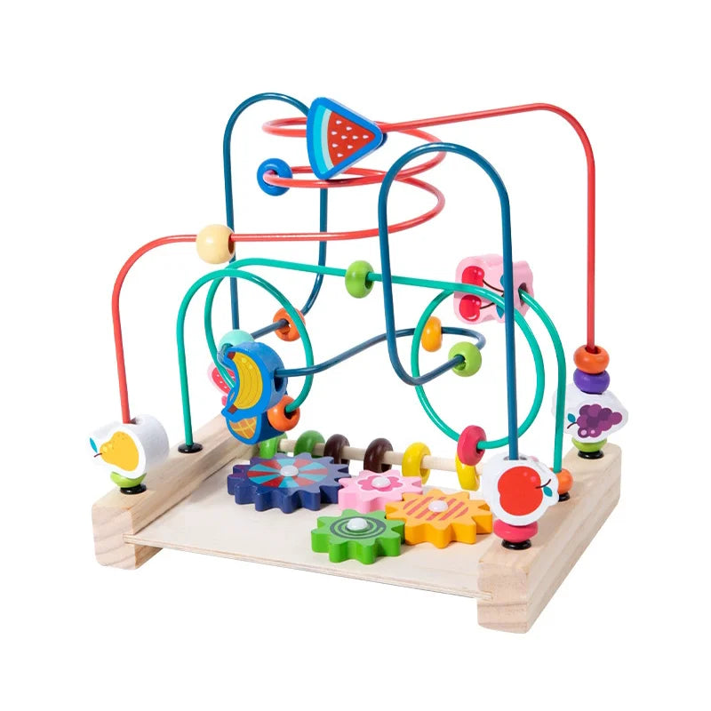 Montessori Bead Maze™ | Juguete Sensorial de Madera
