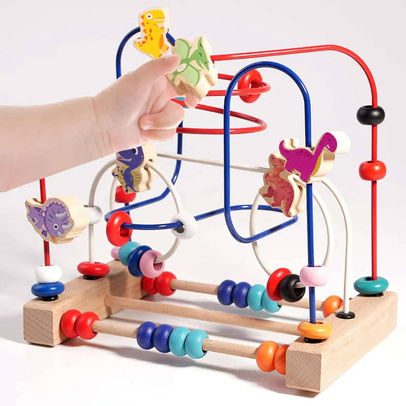 Montessori Bead Maze™ | Juguete Sensorial de Madera