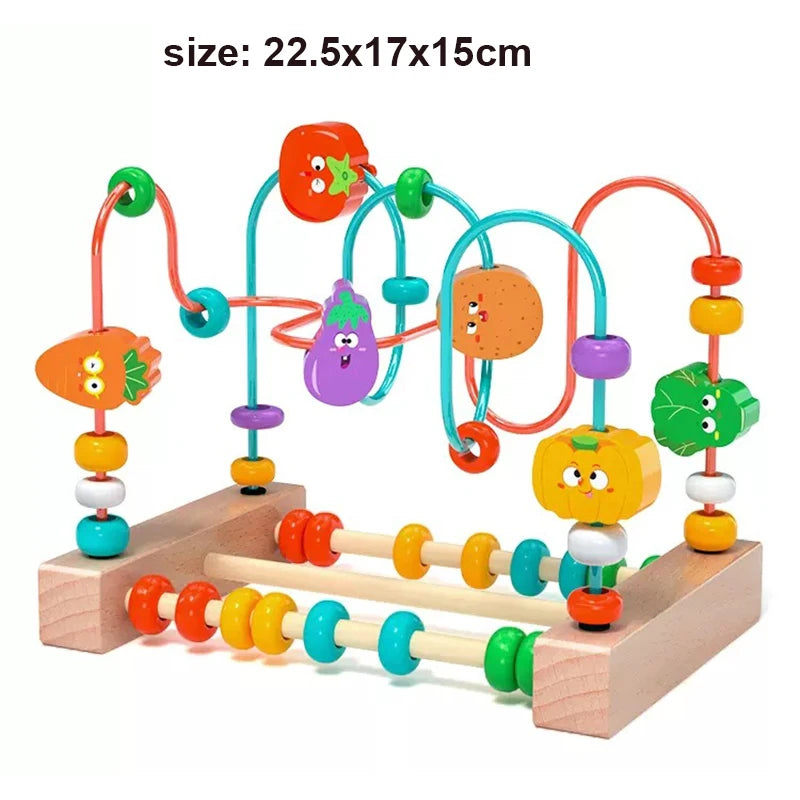 Montessori Bead Maze™ | Juguete Sensorial de Madera