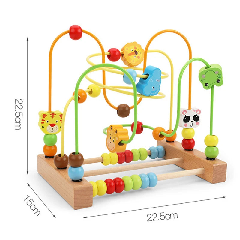 Montessori Bead Maze™ | Juguete Sensorial de Madera