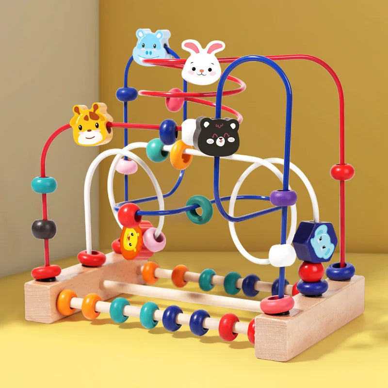 Montessori Bead Maze™ | Juguete Sensorial de Madera