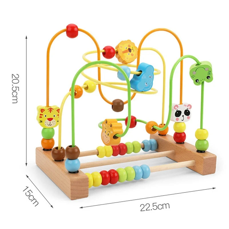 Montessori Bead Maze™ | Juguete Sensorial de Madera